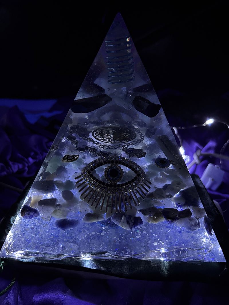 Orgonite Pyramid of Protection & Awakening