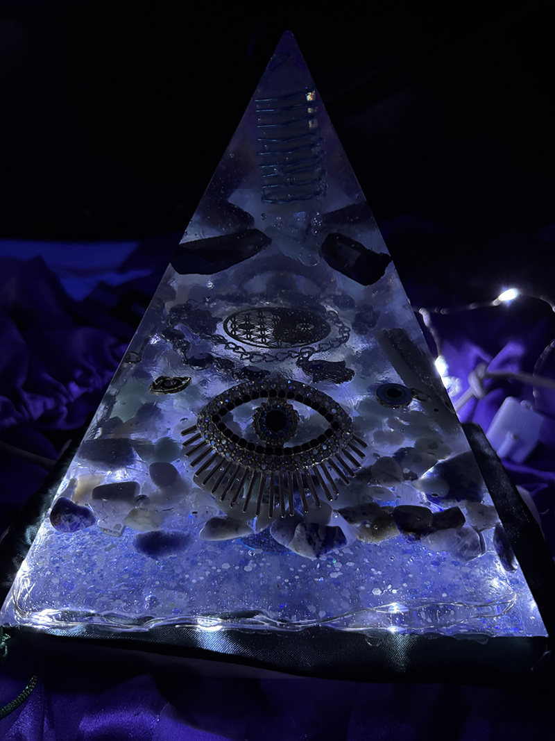 Orgonite Pyramid of Protection & Awakening - Image 2