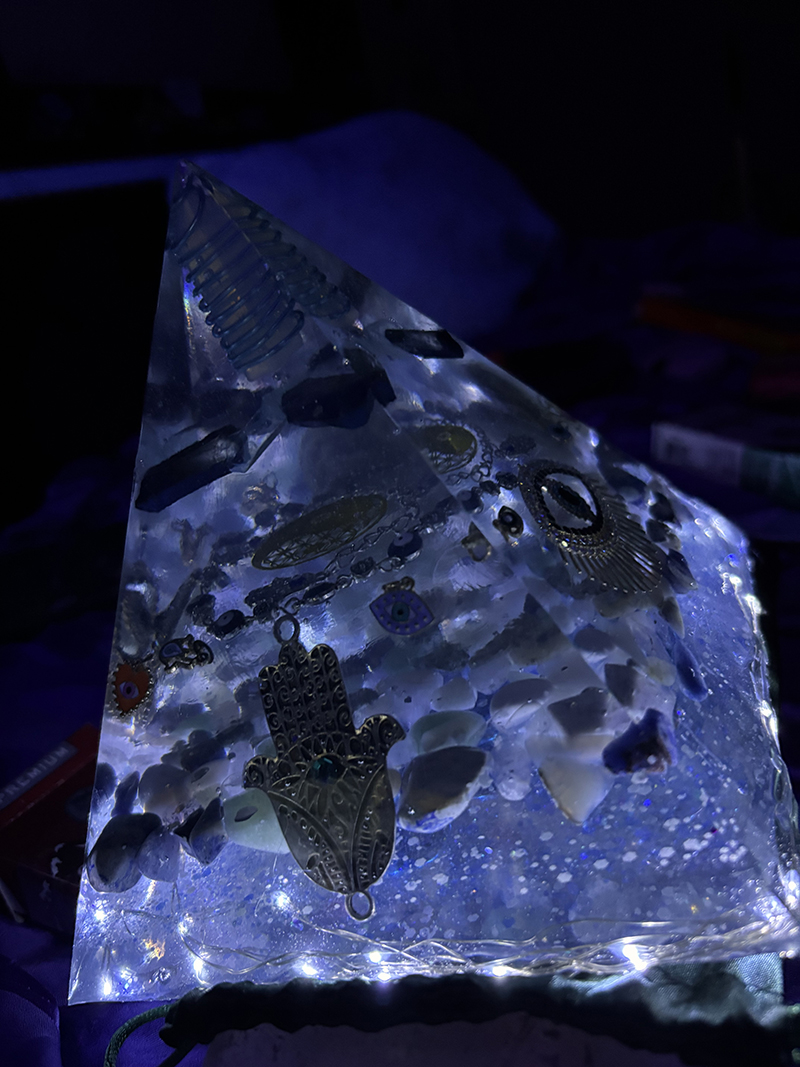 Orgonite Pyramid of Protection & Awakening - Image 4